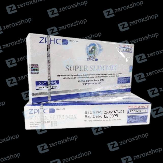 Super Slim Mix (AOD 9604 2.5 mg+FRAG 176-191 2.5 mg+Adipotide 0.5 mg) 5 vials 5.5 mg/vial ZPHC