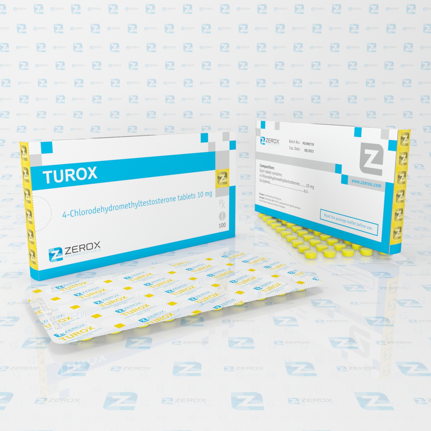 Turox 100tab 10mg/tab Zerox
