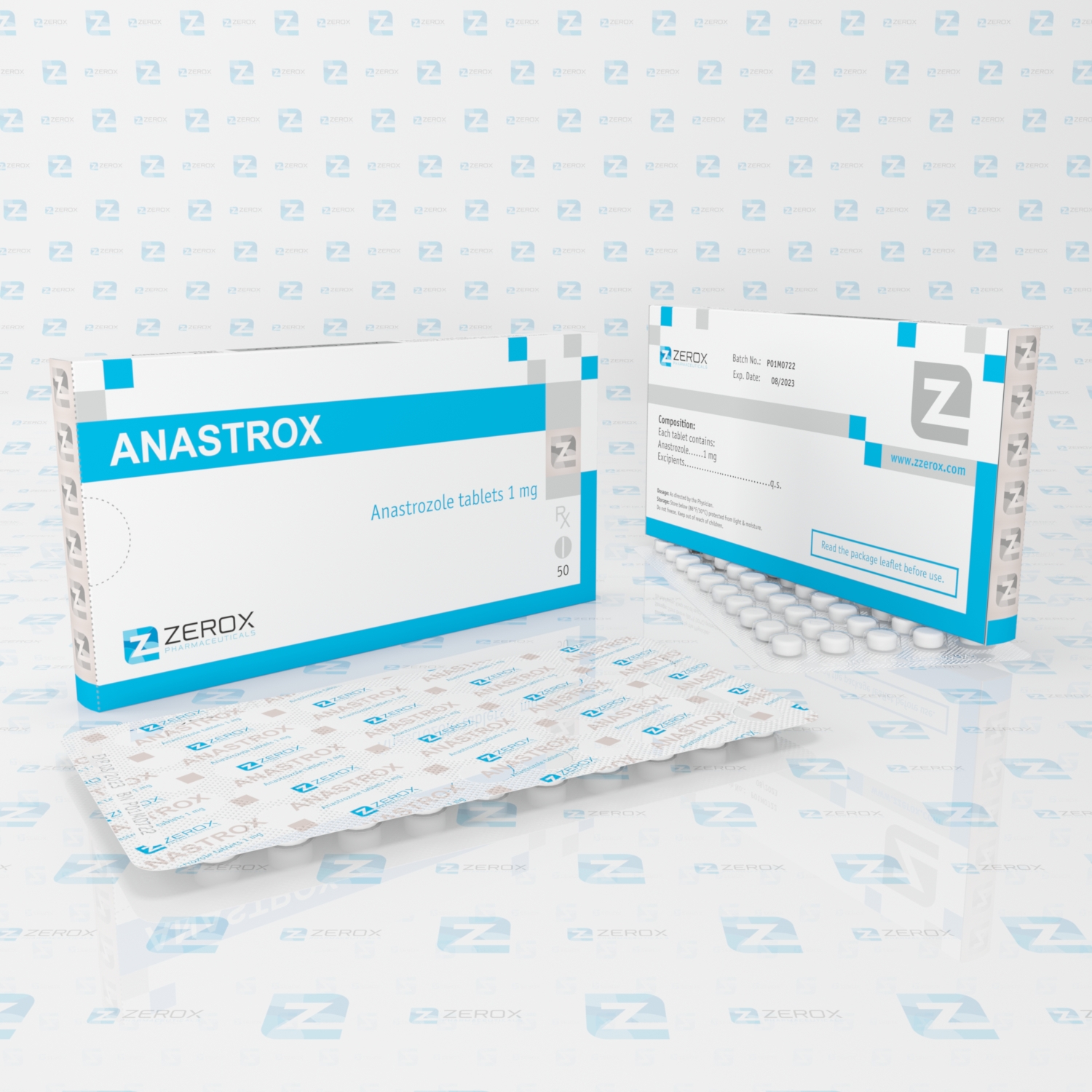 ANASTROX 50tab 1mg/tab ZEROX